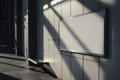 Sign Board Mockup on Building Wall Product Image 2