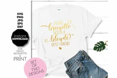 bestie SVG, Big Sister SVG, Best Friends SVG, Friendship Svg Product Image 2