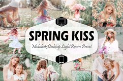 10 Spring Kiss Mobile &amp; Desktop Lightroom Presets, pastel LR Product Image 1