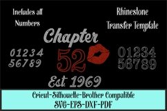 Chapter with Custom Age and Year Rhinestone SVG Template Product Image 1