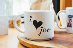 I love Joe, I love coffee, A Coffee SVG Product Image 3