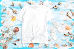 T-shirt mockup flat lay Maritime design Product Image 1