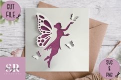 3D Fairy| Paper cutting | pop up Fairy SVG Product Image 4