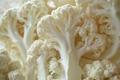 Fresh organic cauliflower showing intricate detail Product Image 1
