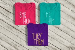 Pronoun Trio SVG Design Product Image 1