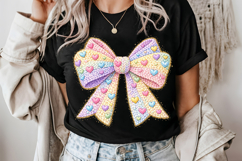 Easter Knit Bow PNG Product Image 3