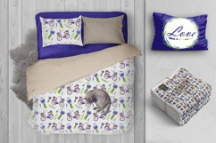 Watercolor lavender clipart Product Image 6