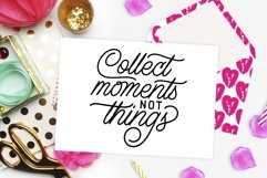 Collect Moments Not Things SVG | Inspirational Quote SVG Product Image 3