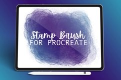 Aluminum - Stamp Brush - Procreate Brush Product Image 1