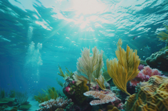 Under Water Plants Background Wallpaper Product Image 1