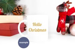 Christmas coffee mug mockup, 11oz White mug mock up PSD Product Image 2