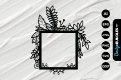 Botanical Framed Papercut Product Image 1