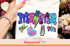 Retro 90s Mama Charm PNG Product Image 1