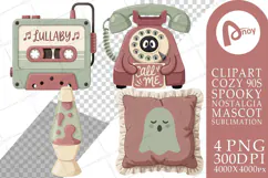 90s Slumber Party Mascots Sublimation Product Image 1