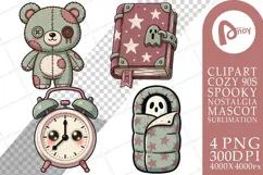 90s Slumber Party Mascots Sublimation Product Image 1