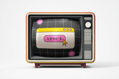 90s TV Screen Mockup Product Image 2