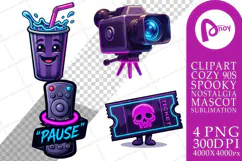 90s VHS Horror Store Sublimation Product Image 1