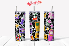 90&#039;s Notebook | Back to School | 20oz Tumbler Wrap Product Image 1