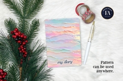 Holographic Pastel Digital Paper, Iridescent Texture Product Image 4