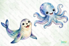 Cute Ocean Animal PNG Product Image 1