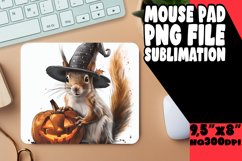 Pumpkin Animal Round Mouse Pad PNG Product Image 1