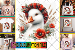 Playful PNG Design for TSHIRTS, Goose Product Image 1