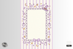 Whimsy Halloween Frames Clipart Product Image 1