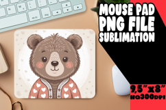 CHEERFUL mouse MAT Gift Inspiration, Valenines Animals Product Image 1