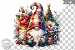 Christmas Gnome Sublimation - Clipart PNG Design Product Image 1