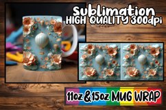 Tranquil Oasis: 3D Landscape Mug Design Product Image 1