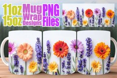 Blossom Beauty Mug Wrap - Sublimate Delight Product Image 1