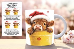 Chic 11oz Mug Wrap Png Design , Christmas Product Image 1