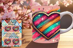 Vivid 15oz Mug Wrap Png Artwork , Heart Product Image 1
