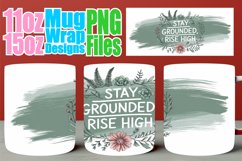 Cozy afternoons sublimation mug wrap, Quote Product Image 1
