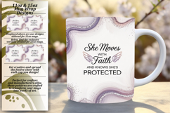 Creative 15oz Mug Wrap Png Artwork , Religious Product Image 1