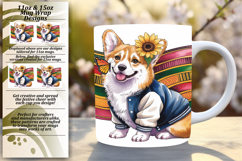 LUSH 15oz PNG Mug Wrap Template , Cute Dog Product Image 1