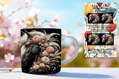 RADIANT 15oz Mug Wrap PNG Design , Horse Product Image 1