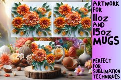 Blossoming Enchanting Whimsical Springtime 3D Sublimation Product Image 1