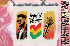 Joyful Memories 20oz tumbler wrap, Juneteenth Product Image 1