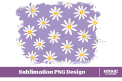 Retro Flowers Background Png Floral Paper Sublimation Bundle Product Image 6