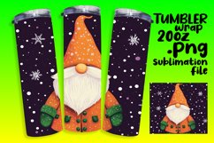 Cute Gnome Christmas Wrap for 20oz Sublimation Tumblers Product Image 1