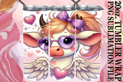 Happy Smiles 20oz tumbler wrap, Valentines Product Image 1