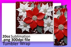 Enchanting Winter Wonders: 3D Tumbler Wrap Product Image 1