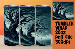 STYLISH 20oz Tumbler Wrap Design , Horror Halloween Product Image 1