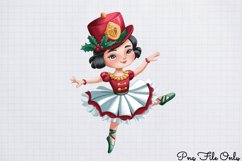 Cute Nutcracker Watercolor Clipart PNG Product Image 1
