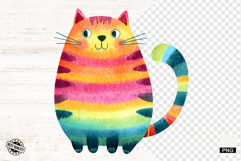 Whimsy Cat PNG - Cats Clipart Product Image 1