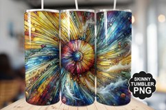 Stained On Stained Glass Tumbler Warp - Tumbler Design Product Image 1