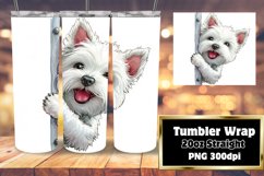 Quirky Funny Dog Lover's Delightful Playful Tumbler - 20oz Product Image 1