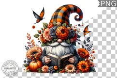 Halloween Gnome Sublimation - Clipart PNG Design Product Image 1