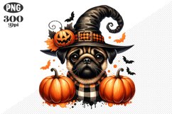 Halloween Dog Sublimation - Clipart PNG Design Product Image 1